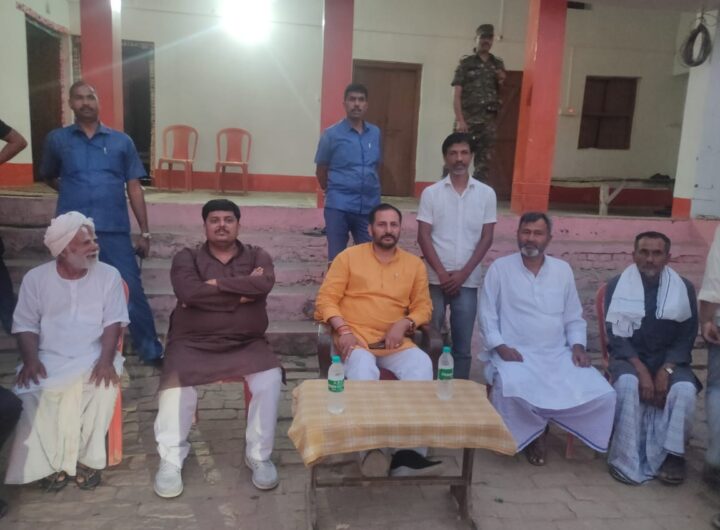 एमएलसी के राजग उम्मीदवार के पक्ष में मंत्री का तूफानी जनसंपर्क